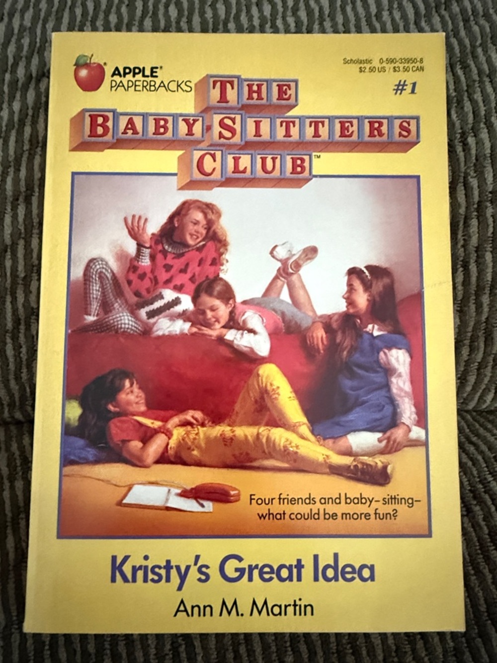 Vintage The Baby-Sitters Club: Kristy's Great Idea - AnnM.Martin, Copyright 1986